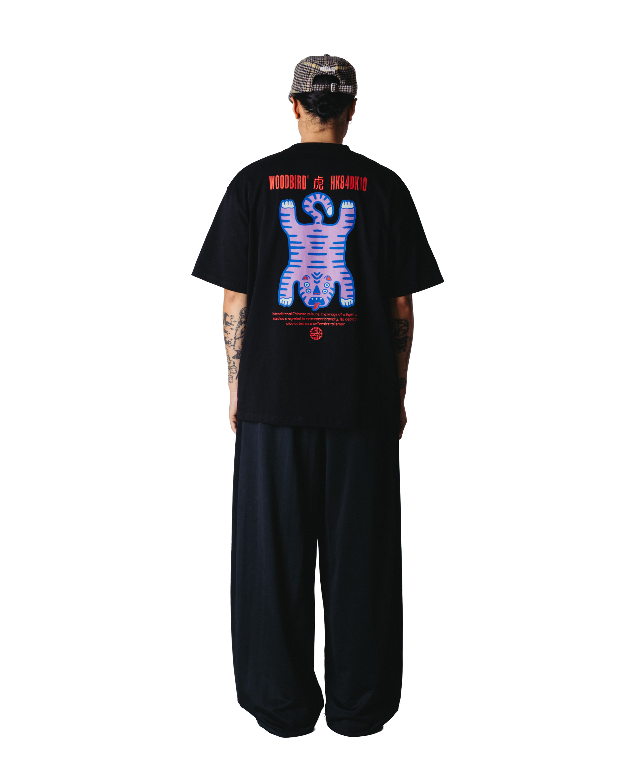 Camiseta Woodbird WBBaine Tiger Black - vista 2