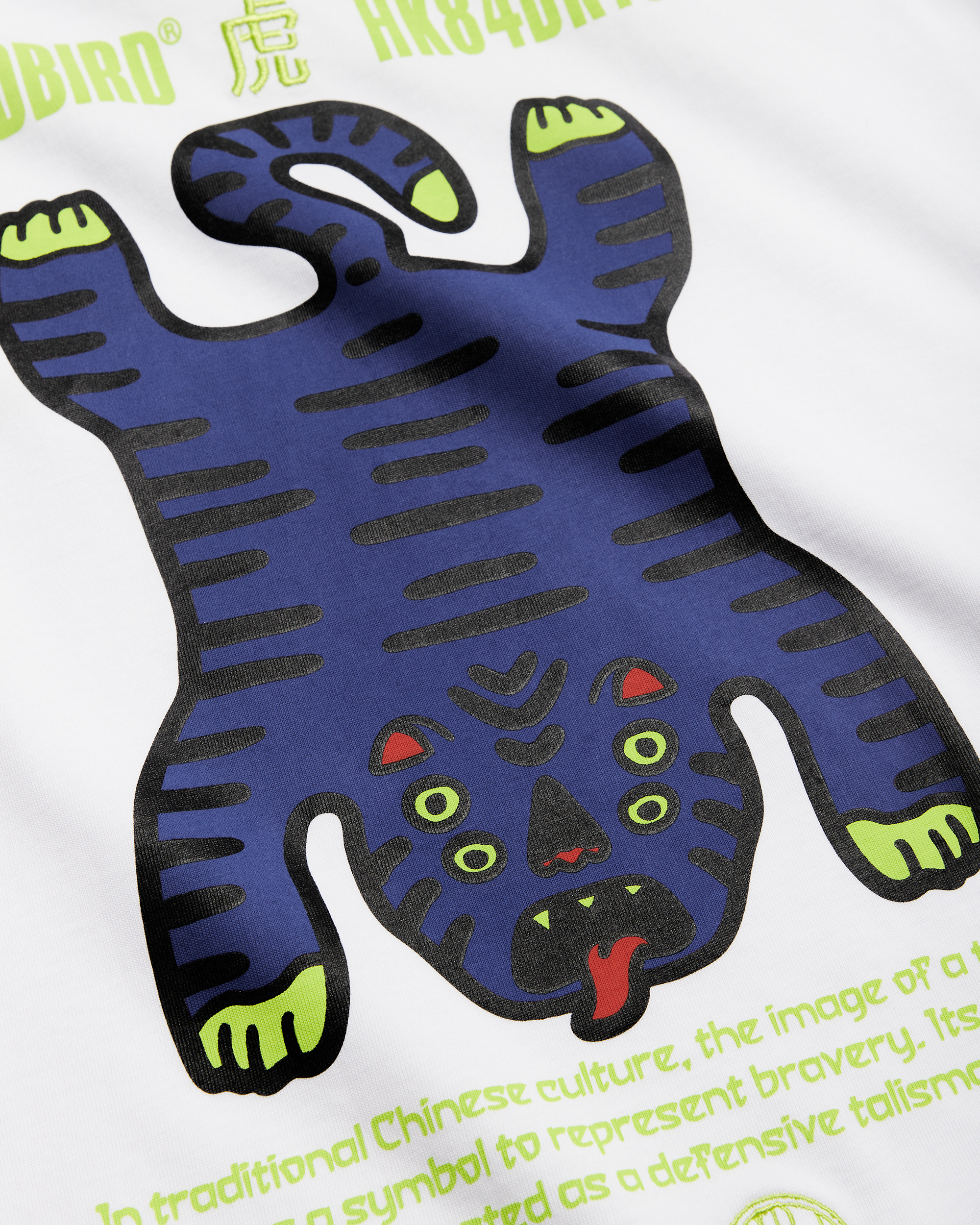 Camiseta Woodbird WBBaine Tiger White - vista 7