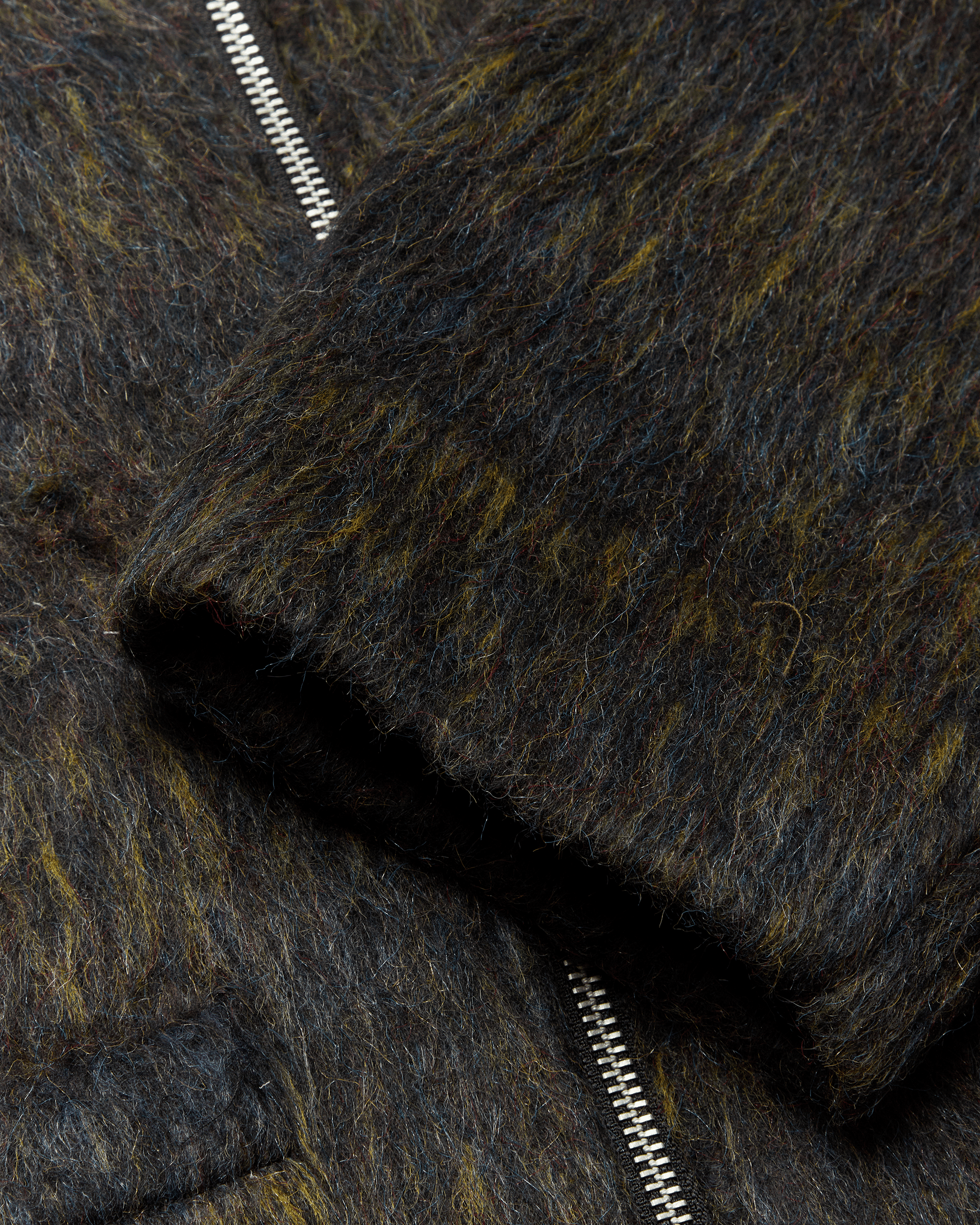 Chaqueta Woodbird WBBlade Hairy Zip Dark Olive - vista 7