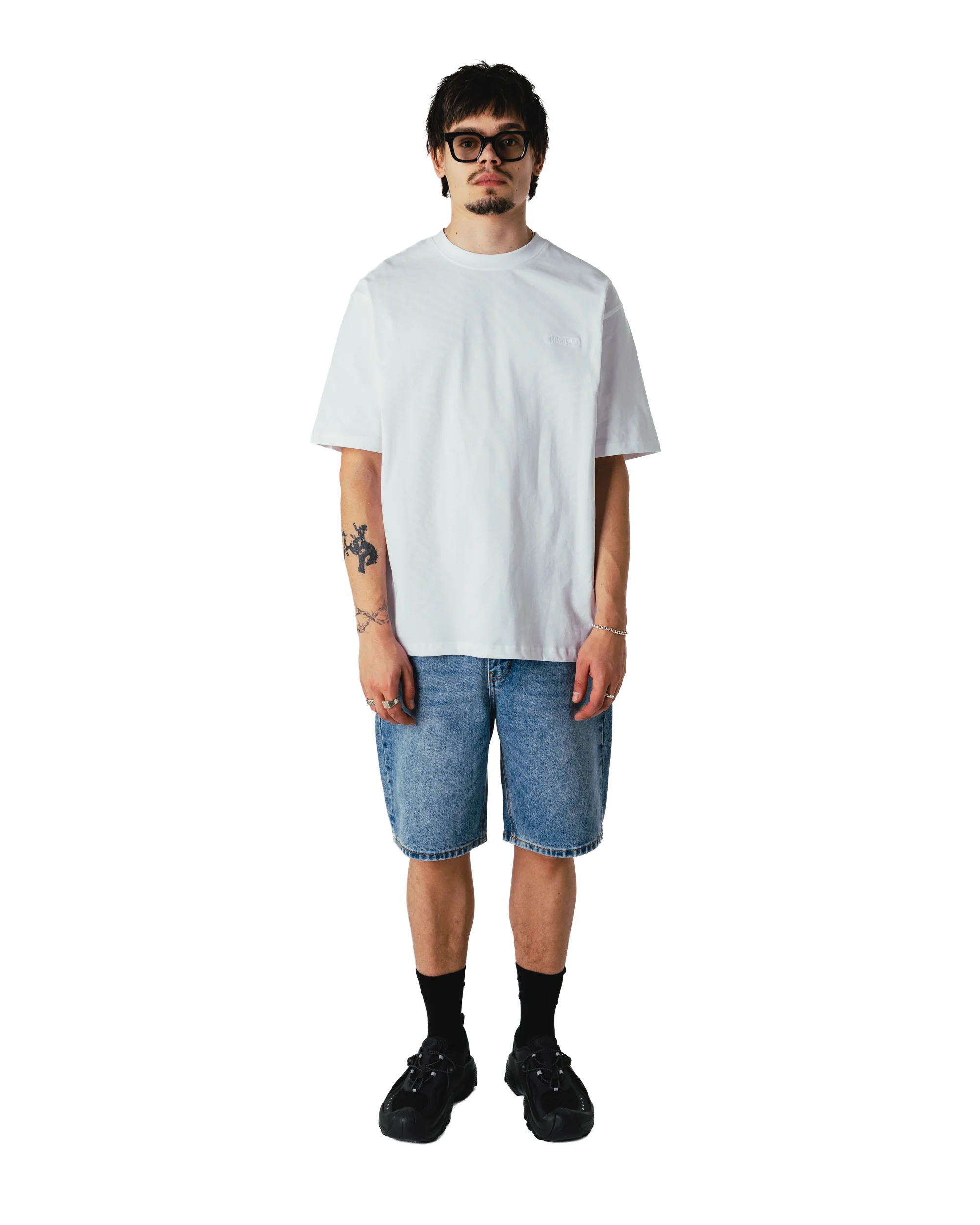 Pantalones Cortos WOODBIRD Rami Washed Blue
