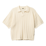 Polo WOODBIRD WBShimo Wave Off White