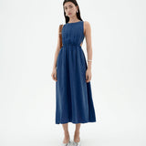 Vestido THINKING MU Kin Azul Cobalto