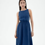 Vestido THINKING MU Kin Azul Cobalto