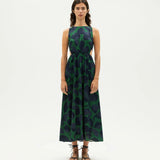 Vestido THINKING MU Leaf Dark Kin