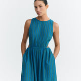 Vestido THINKING MU Kin Windsor Stripes