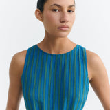 Vestido THINKING MU Kin Windsor Stripes