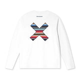 Camiseta BLUE BANANA Unisex Manga Larga Classic Blanca