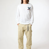 Camiseta BLUE BANANA Unisex Manga Larga Classic Blanca