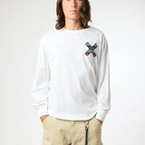 Camiseta BLUE BANANA Unisex Manga Larga Classic Blanca