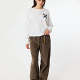 Camiseta BLUE BANANA Unisex Manga Larga Classic Blanca