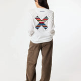 Camiseta BLUE BANANA Unisex Manga Larga Classic Blanca