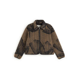 Chaqueta THINKING MU Kendra Camel Lotus Jacquard - vista oficial 5