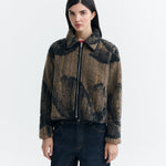Chaqueta THINKING MU Kendra Camel Lotus Jacquard - vista oficial 1