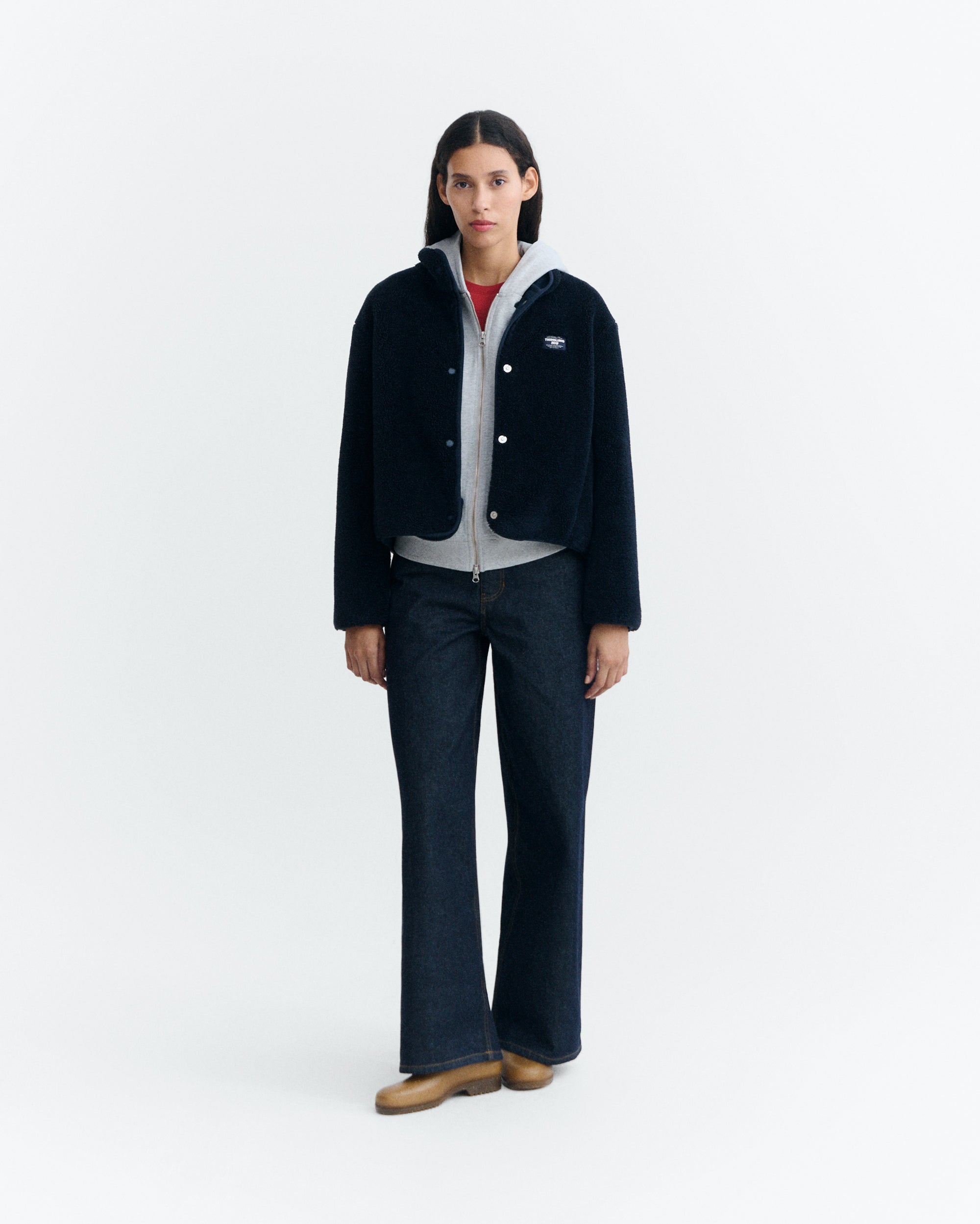 Chaqueta THINKING MU Kourtney Navy - vista oficial 3