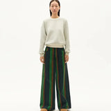 THINKING MU Philis-Pullover aus Merinowolle mit Blumenmuster