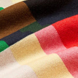 THINKING MU Merino Wool Grid Philis Sweater