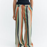 Pantalón THINKING MU Pat Wide Leg Stripes