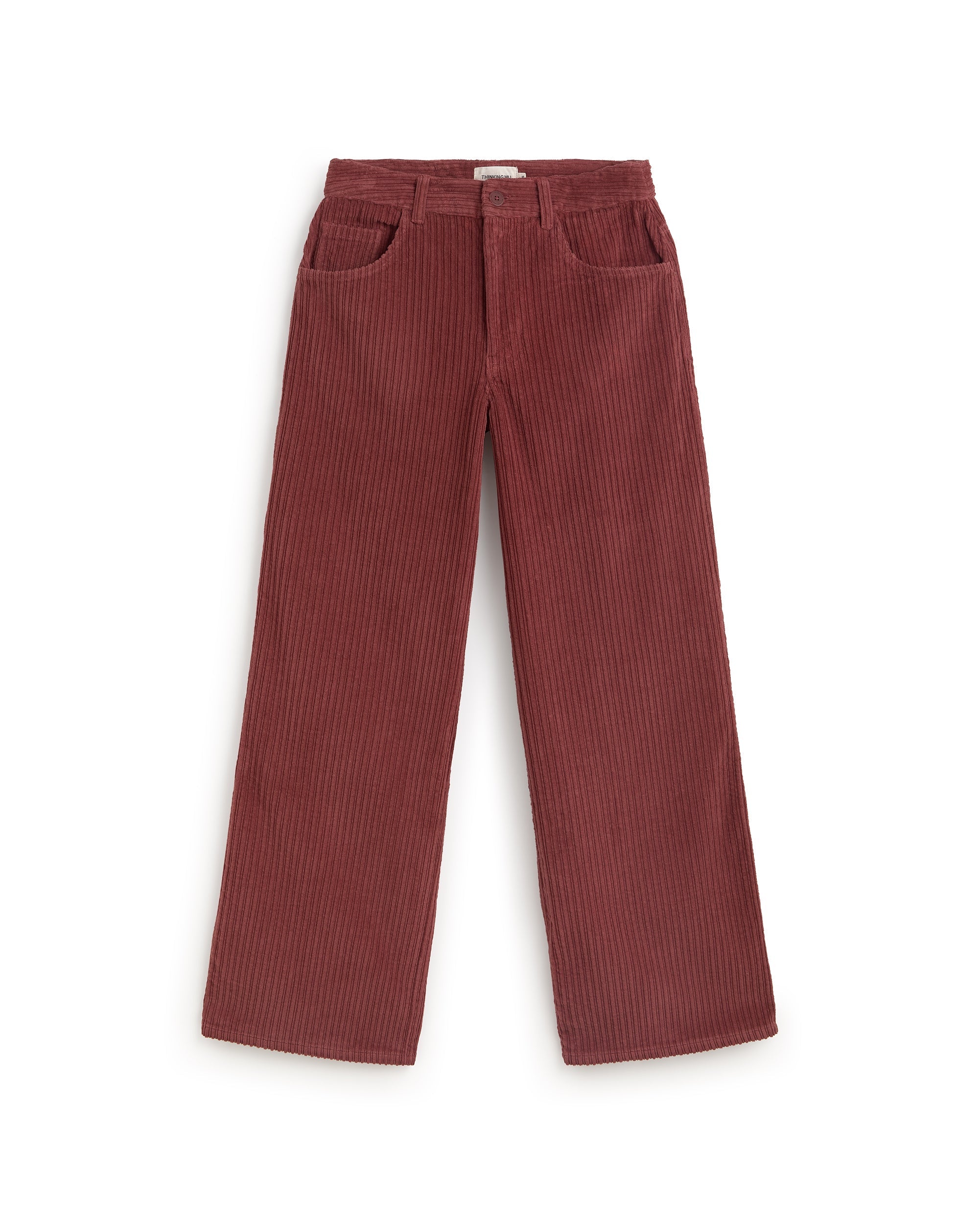Pantalones THINKING MU Hedda Mahogany Corduroy - vista oficial 5