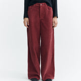 Pantalones THINKING MU Hedda Mahogany Corduroy - vista oficial 1