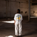 Camiseta LATITUD FUEGO Crop Lemon White