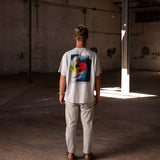 Camiseta LATITUD FUEGO Fuego Bone Grey