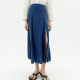 Falda THINKING MU Tora Azul Cobalto