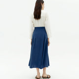 Falda THINKING MU Tora Azul Cobalto