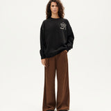 Sudadera THINKING MU Jimena Flower Black