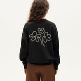 Sudadera THINKING MU Jimena Flower Black
