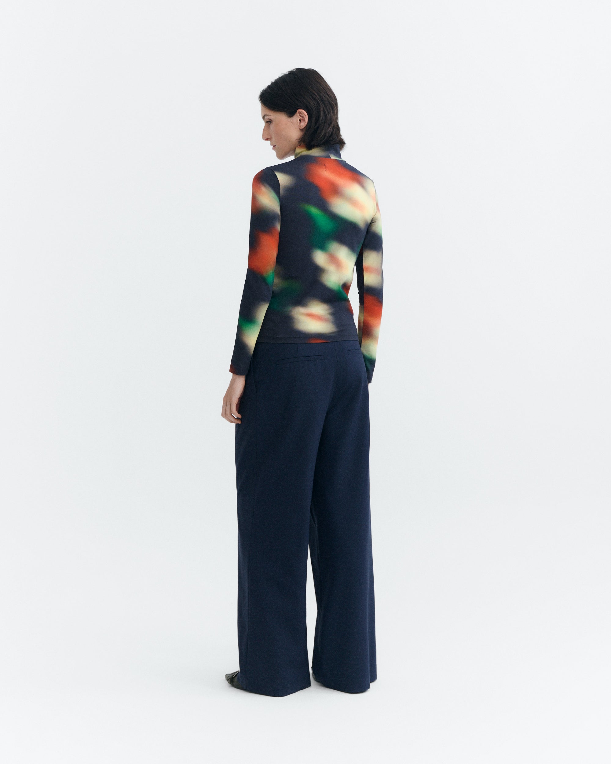Top THINKING MU Ellen Bloom Print - vista oficial 4