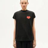 THINKING MU Volta Schwarzes T-Shirt