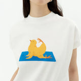 THINKING MU Yogi Tier Volta T-shirt