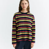 Camiseta THINKING MU Emily R Rex Yarnd Dyed Multicolor - vista oficial 1