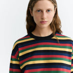 Camiseta THINKING MU Emily R Rex Yarnd Dyed Multicolor - vista oficial 4