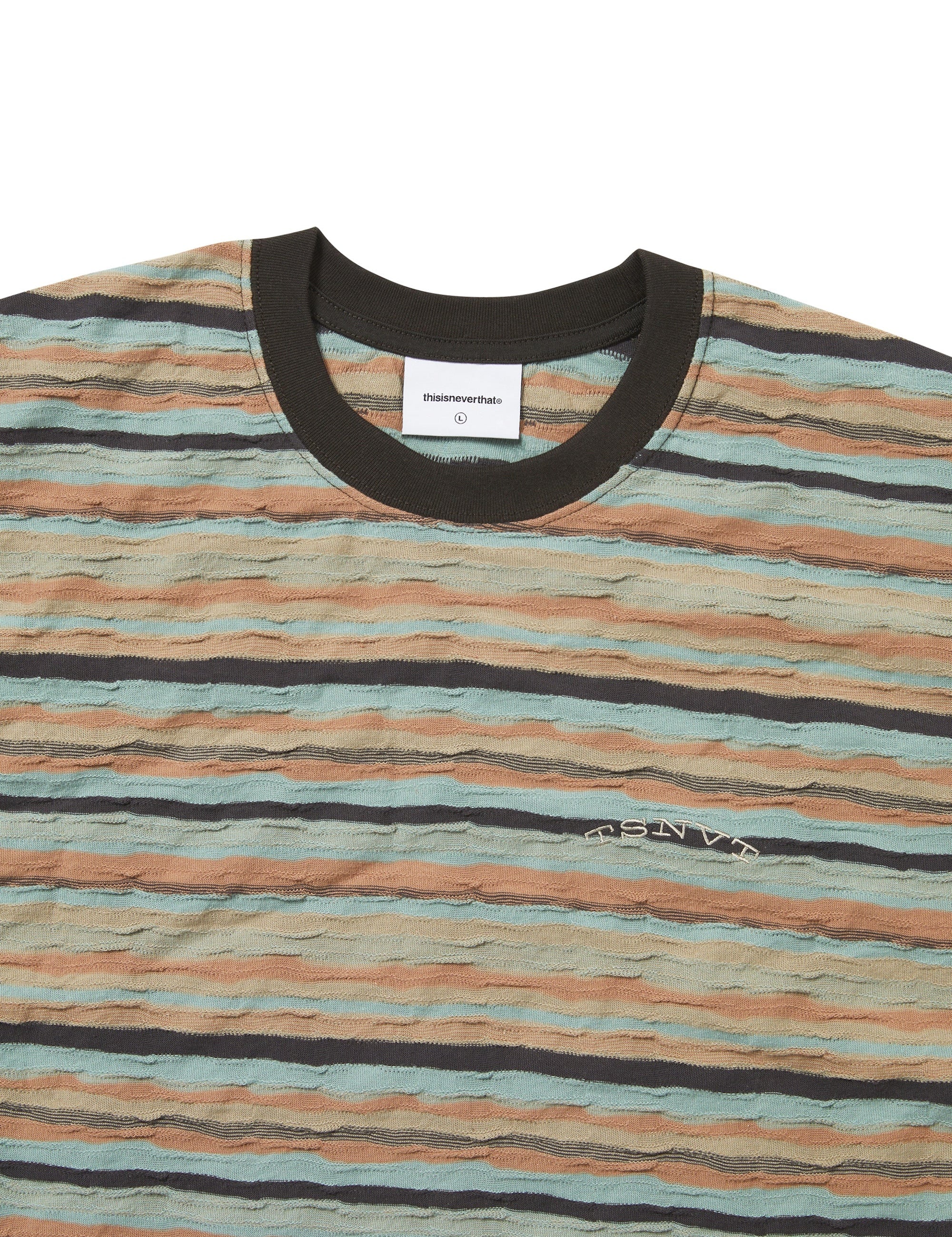 Camiseta THISISNEVERTHAT™ Wave Jacquard Burnt Orange