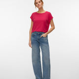 Camiseta VERO MODA plain Jazzy Medium Purple
