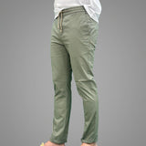 MEDUSA BAY T Joggerhose. Khakifarbener Gabardine