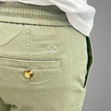 MEDUSA BAY T Joggerhose. Khakifarbener Gabardine