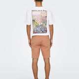 Shorts ONLY & SONS Chino Cork Light Brown