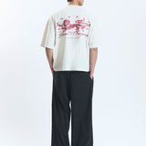 Camiseta YUXUS Vail "Memories" Ivory Grey