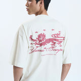 Camiseta YUXUS Vail "Memories" Ivory Grey