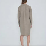 Vestido YERSE Camisero Bego Verde