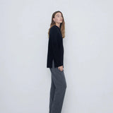 YERSE Santsa Anthracite Houndstooth Trousers