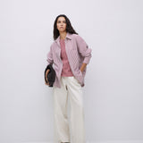 Camisa YERSE Siren Popelín Ecru Oxid