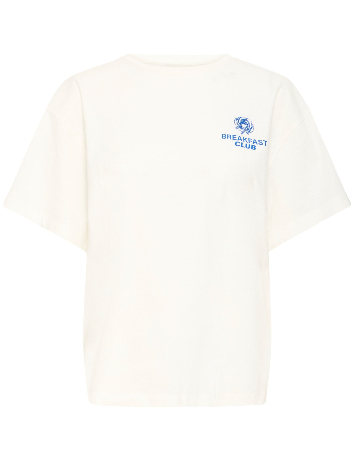 Camiseta ICHI Ihkamille Cloud dancer / nautical blue - ECRU