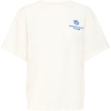 Camiseta ICHI Ihkamille Cloud dancer / nautical blue - ECRU