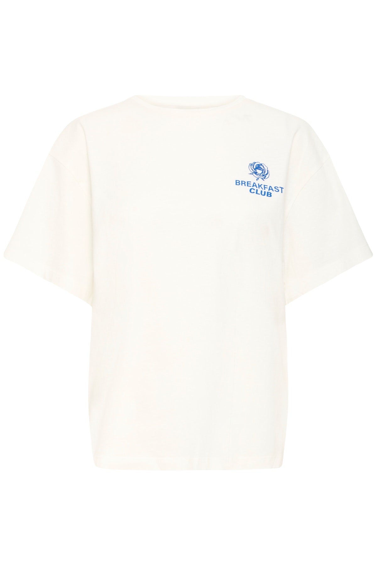Camiseta ICHI Ihkamille Cloud dancer / nautical blue - ECRU