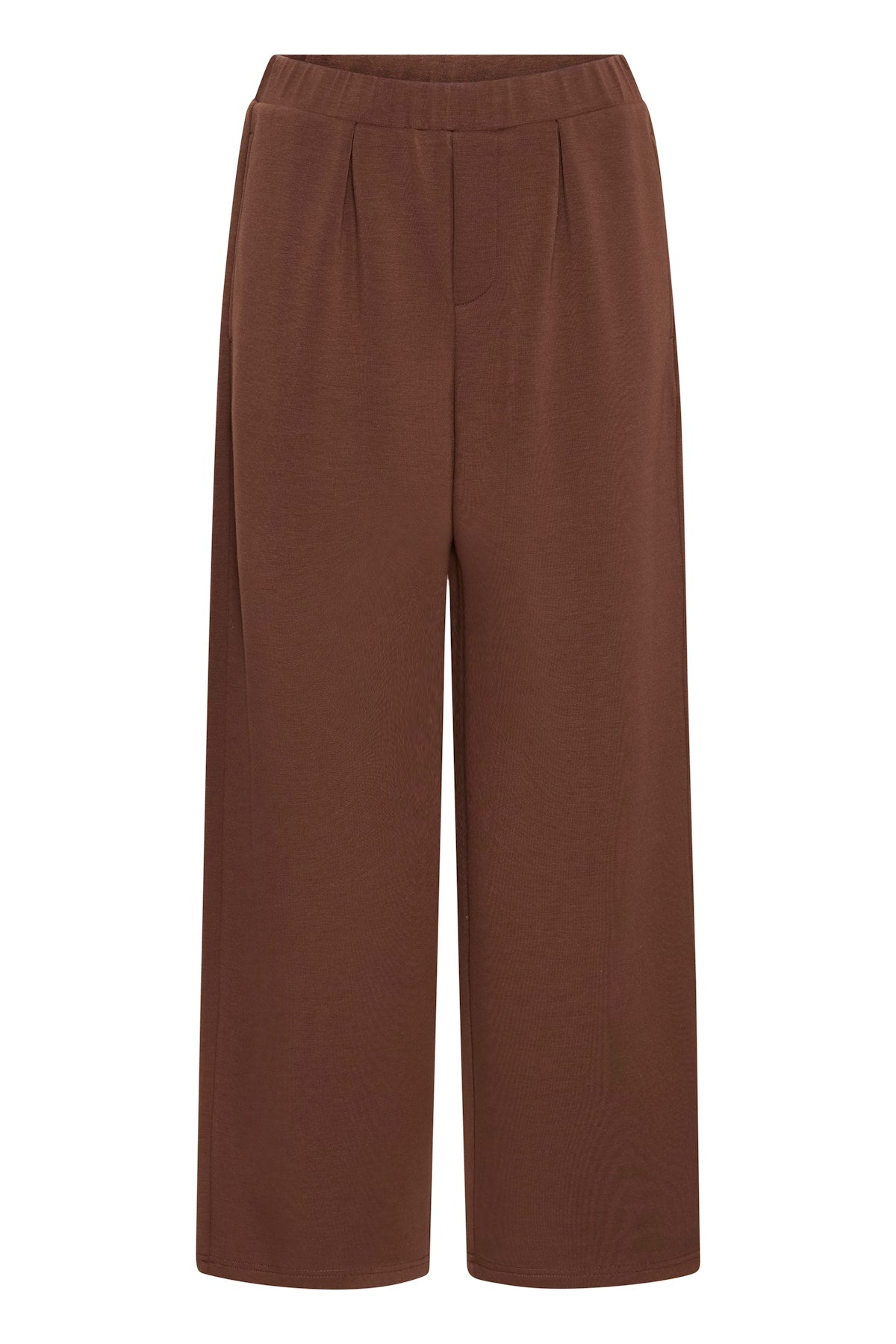 Pantalones ICHI Ihnaida Chicory Coffee - ECRU