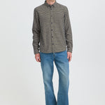 Camisa Blend Deep depths Grey - ECRU