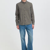 Camisa Blend Deep depths Grey - ECRU